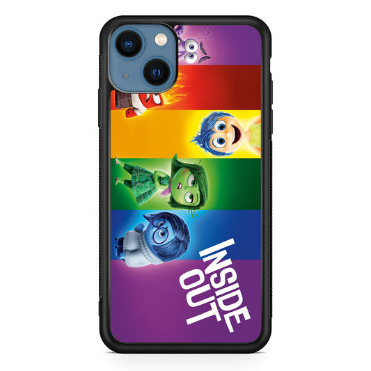 Inside Out Character iPhone 14 Plus Case-Phone Case-Rubber Black (2D Case)-Altracase