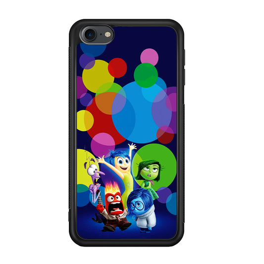 Inside Out Colorful Circle iPod Touch 6 Case-Phone Case-Rubber White (2D Case)-Altracase