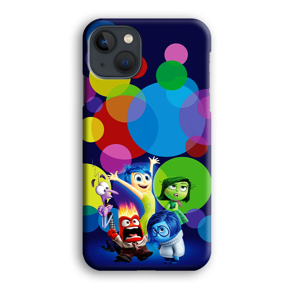 Inside Out Colorful Circle iPhone 14 Plus Case