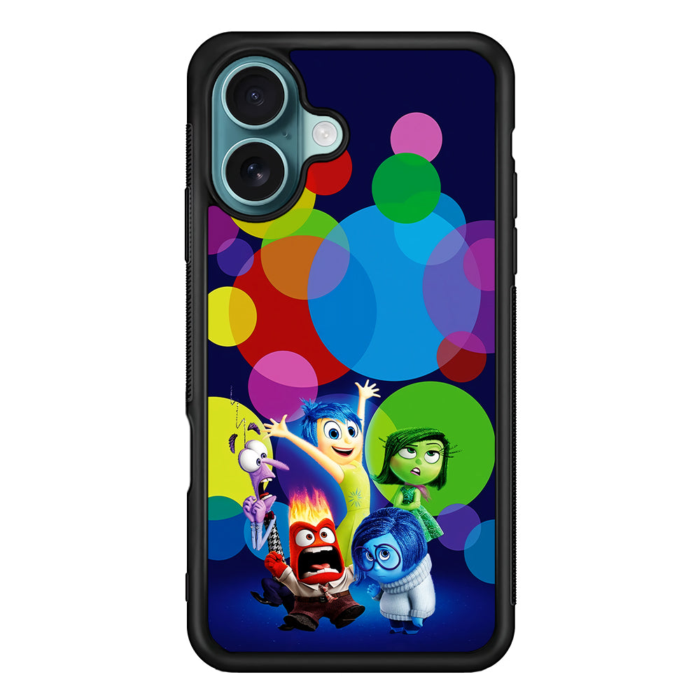 Inside Out Colorful Circle iPhone 16 Case - Altracase