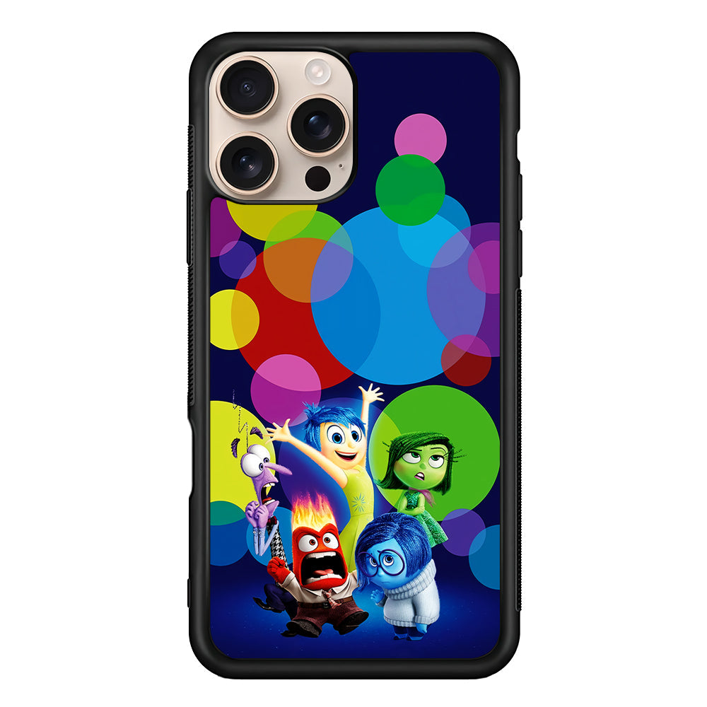 Inside Out Colorful Circle iPhone 16 Pro Max Case - Altracase