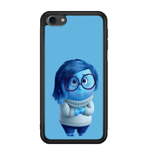 Inside Out Sadness Blue iPod Touch 6 Case-Phone Case-Rubber White (2D Case)-Altracase
