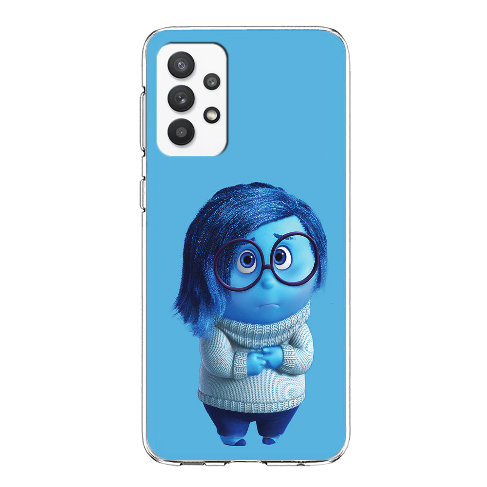 Inside Out Sadness Blue Samsung Galaxy A32 Case-Phone Case-Clear Soft Case-Altracase
