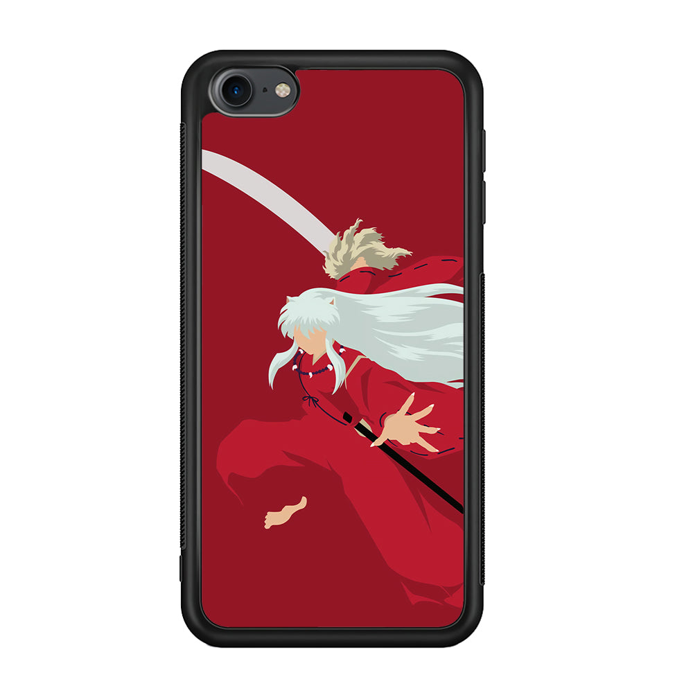 Inuyasha Red Background iPod Touch 6 Case