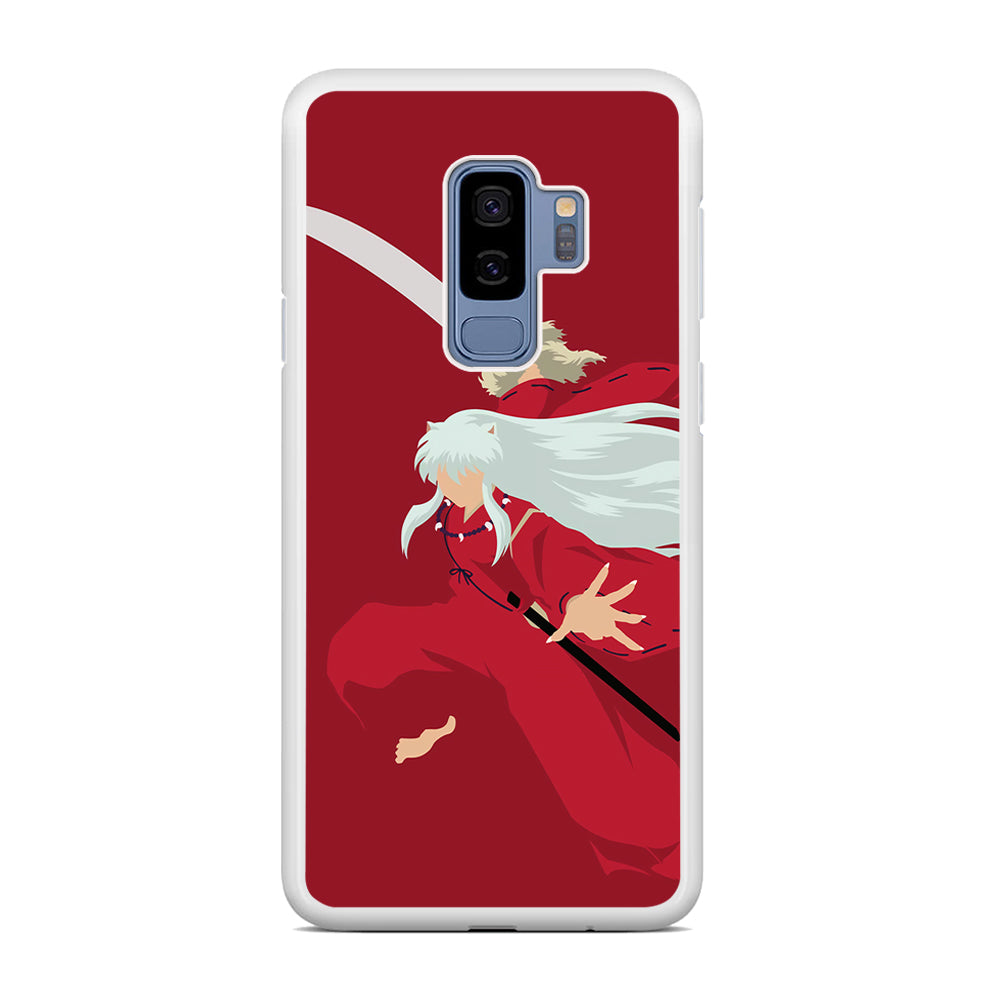 Inuyasha Red Background Samsung Galaxy S9 Plus Case