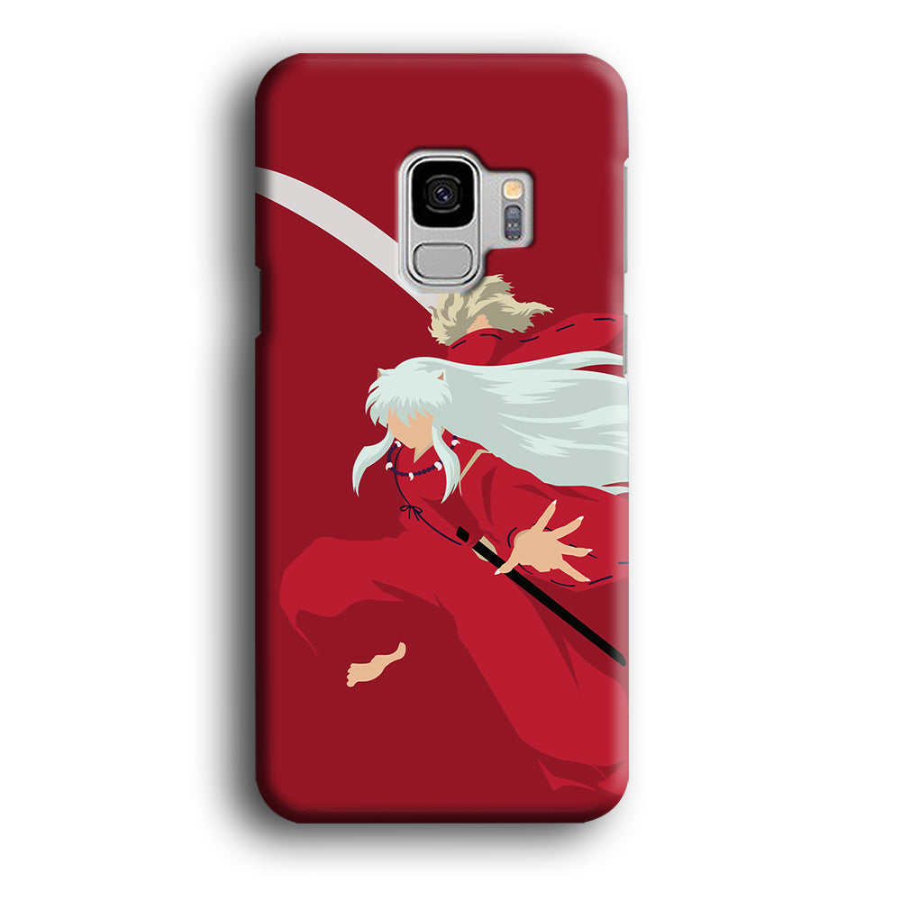 Inuyasha Red Background Samsung Galaxy S9 Case