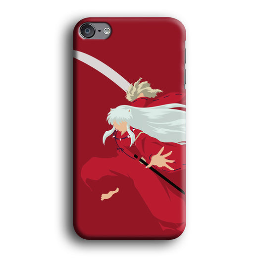 Inuyasha Red Background iPod Touch 6 Case