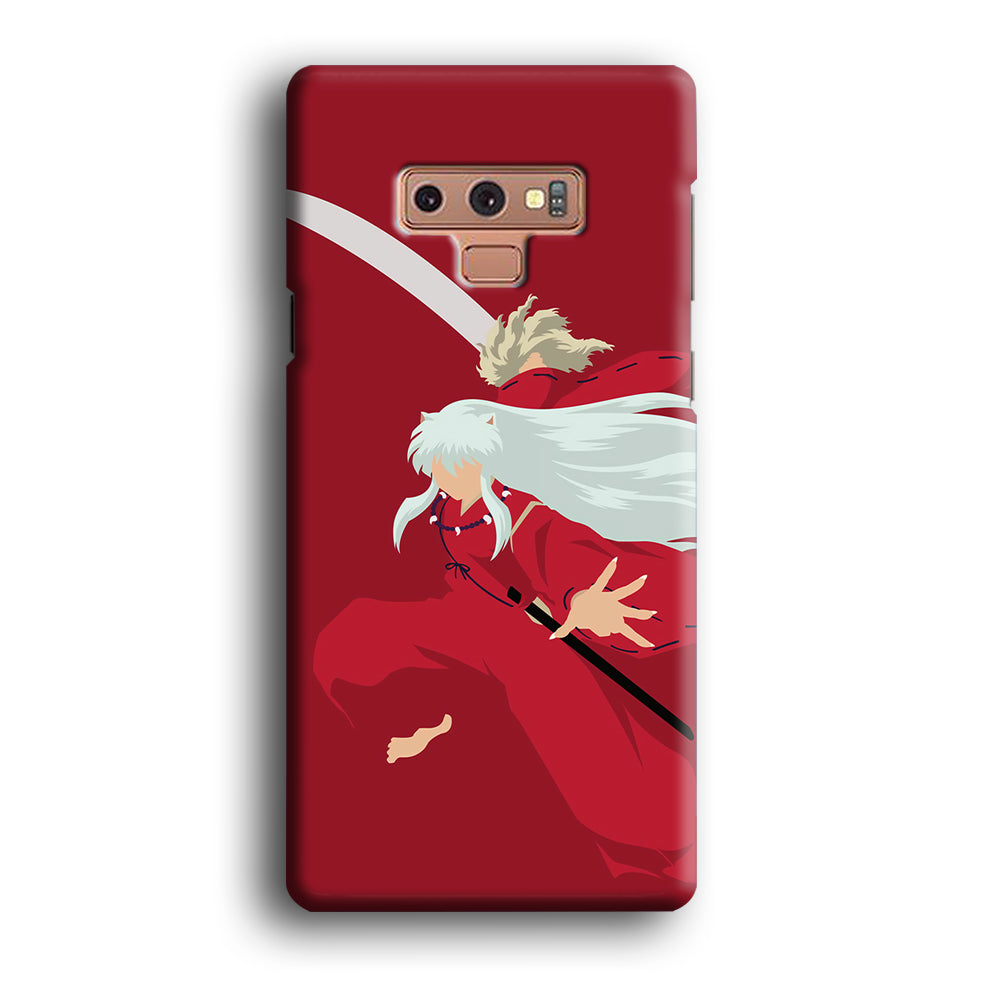 Inuyasha Red Background Samsung Galaxy Note 9 Case