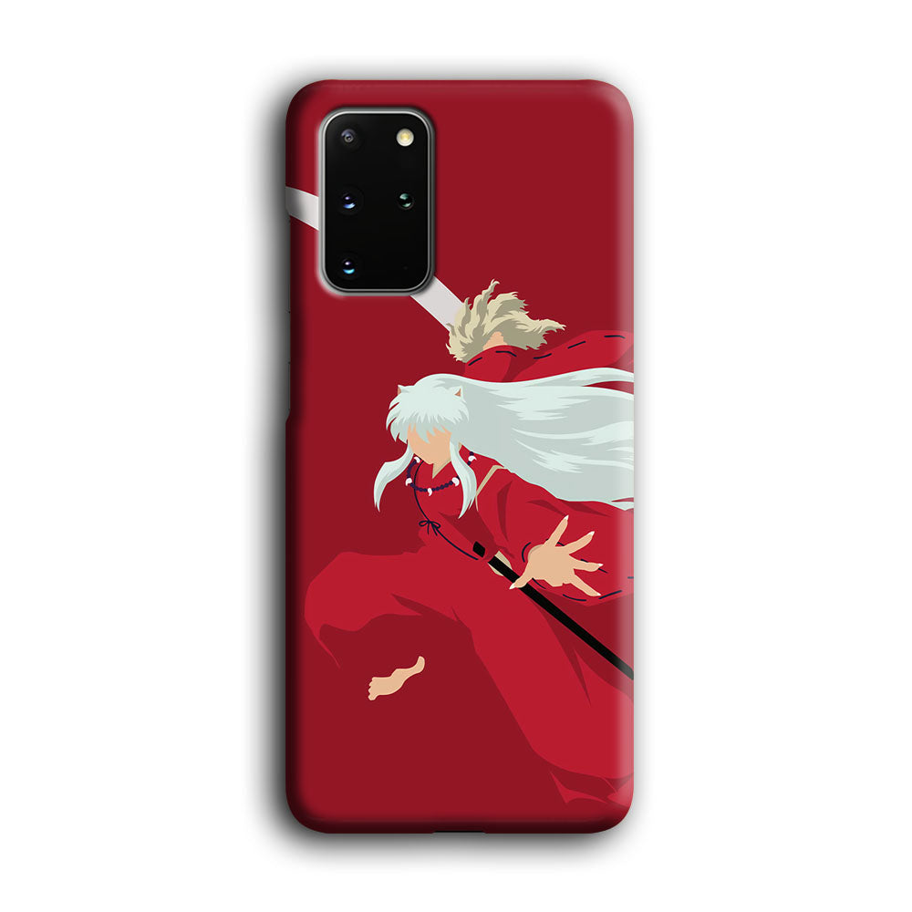 Inuyasha Red Background Samsung Galaxy S20 Plus Case