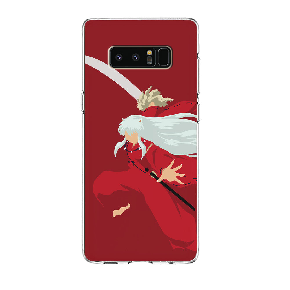 Inuyasha Red Background Samsung Galaxy Note 8 Case