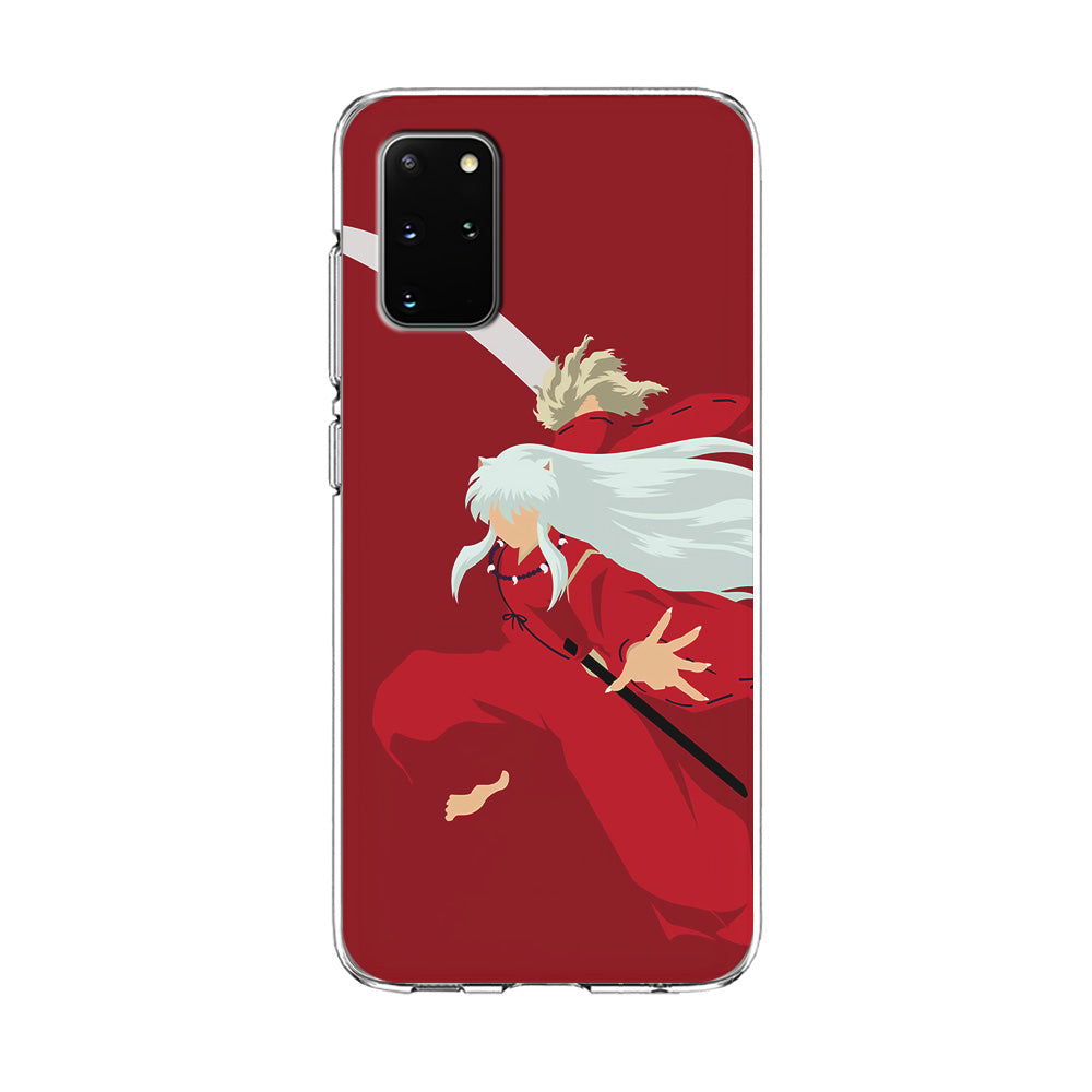 Inuyasha Red Background Samsung Galaxy S20 Plus Case