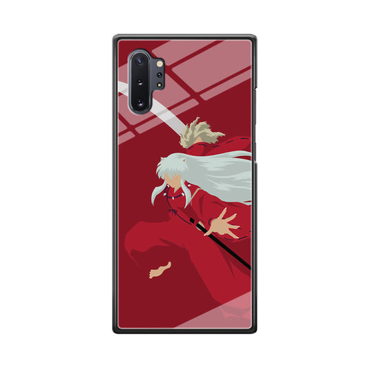 Inuyasha Red Background Samsung Galaxy Note 10 Plus Case