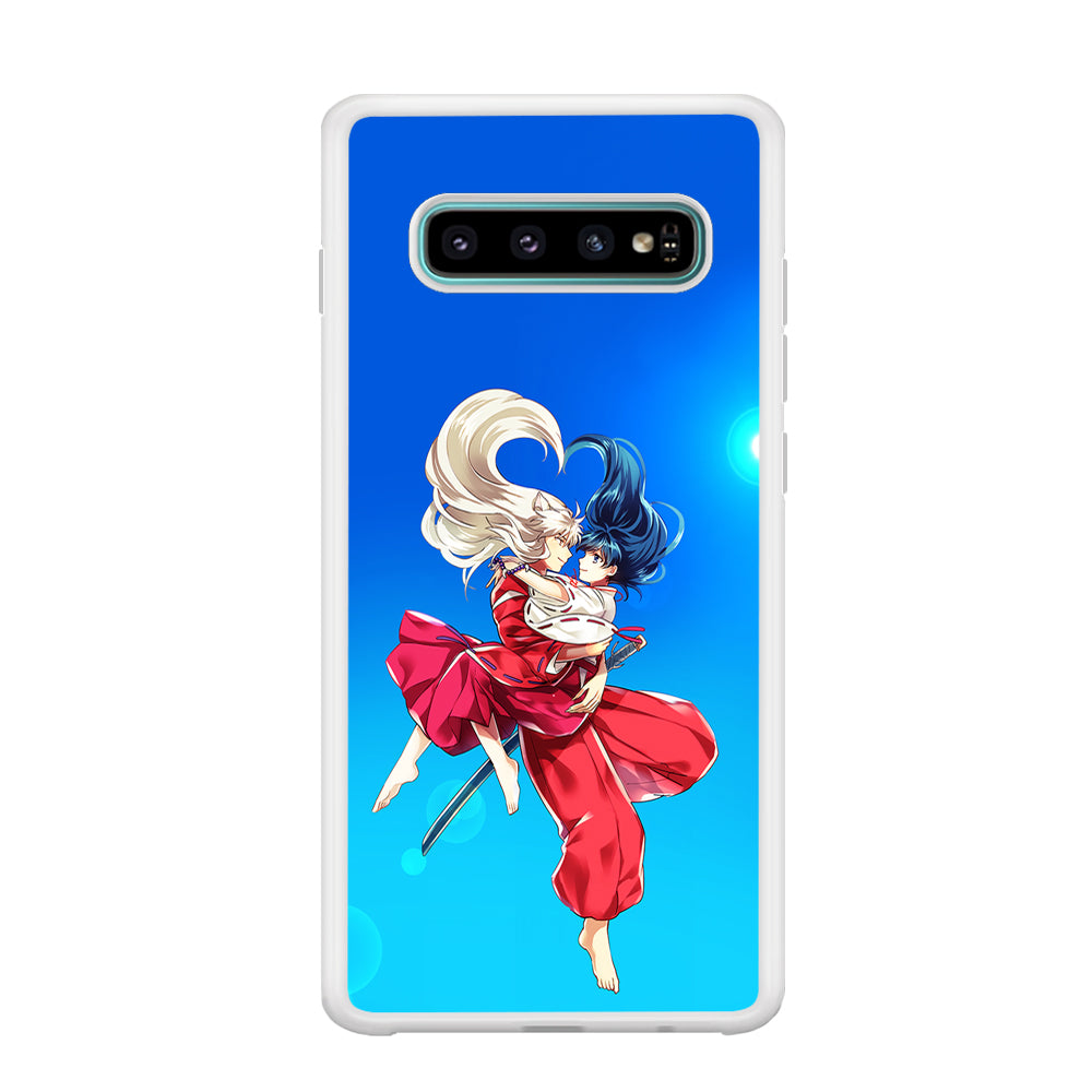 Inuyasha and Kagome Romantic Samsung Galaxy S10 Plus Case