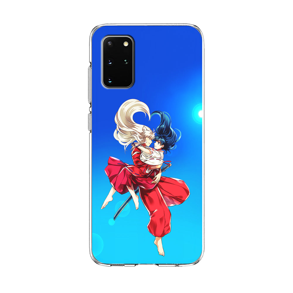 Inuyasha and Kagome Romantic Samsung Galaxy S20 Plus Case