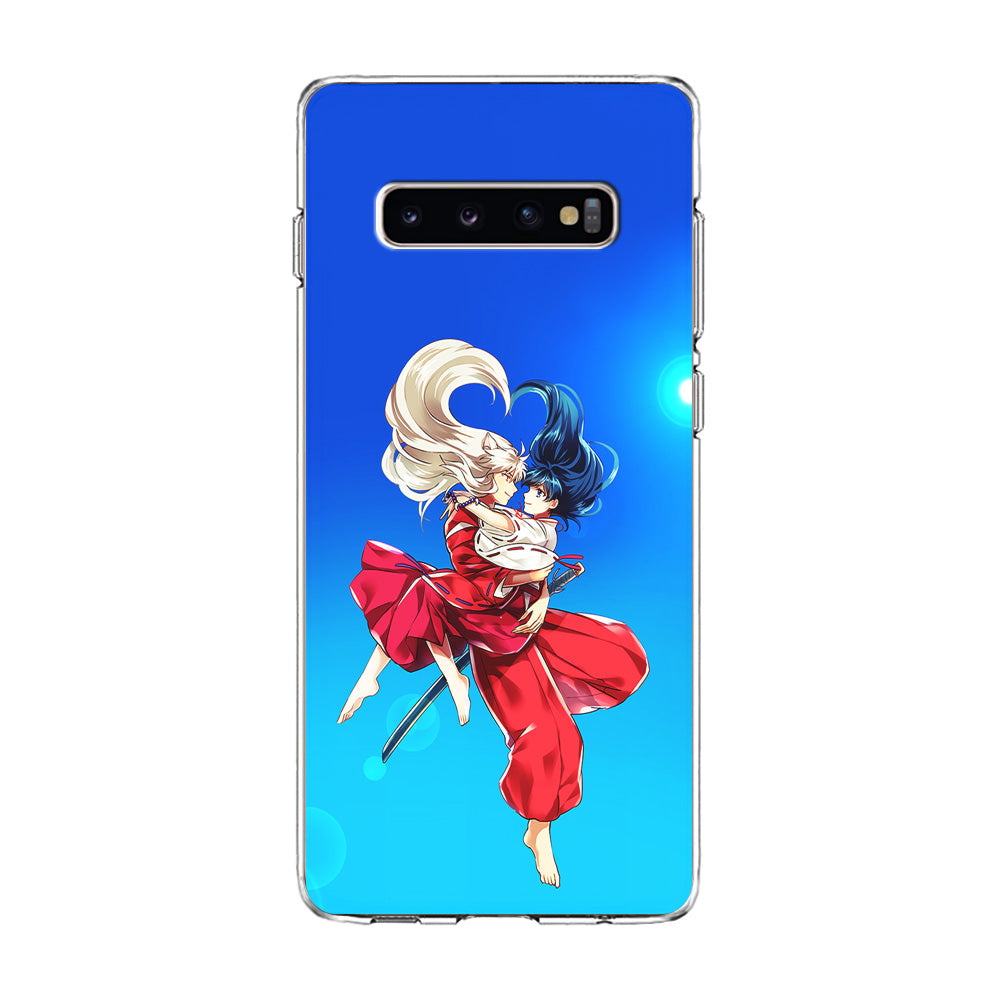 Inuyasha and Kagome Romantic Samsung Galaxy S10 Plus Case