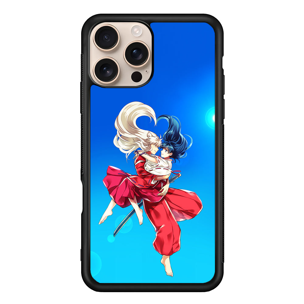 Inuyasha and Kagome Romantic iPhone 16 Pro Case - Altracase