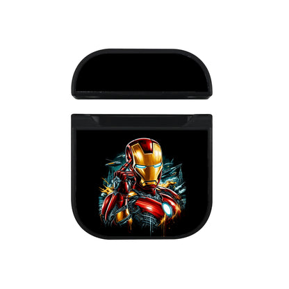 Iron Man Armor Machine Apple AirPods Case-AirPod Case-Black-Altracase