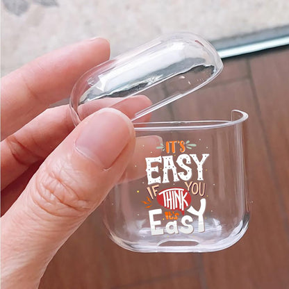 It's Easy Hard Plastic Protective Clear Case Cover For Apple Airpods-AirPod Case-Altracase