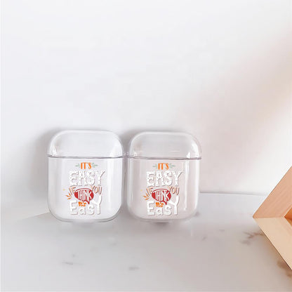 It's Easy Hard Plastic Protective Clear Case Cover For Apple Airpods-AirPod Case-Altracase