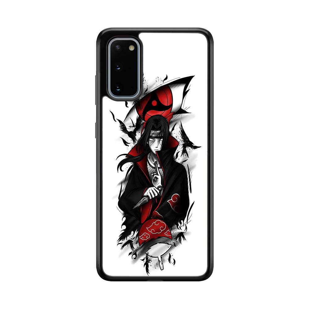 Itachi Uchiha White Samsung Galaxy S20 Case