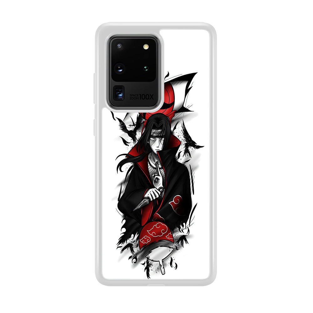 Itachi Uchiha White Samsung Galaxy S20 Ultra Case