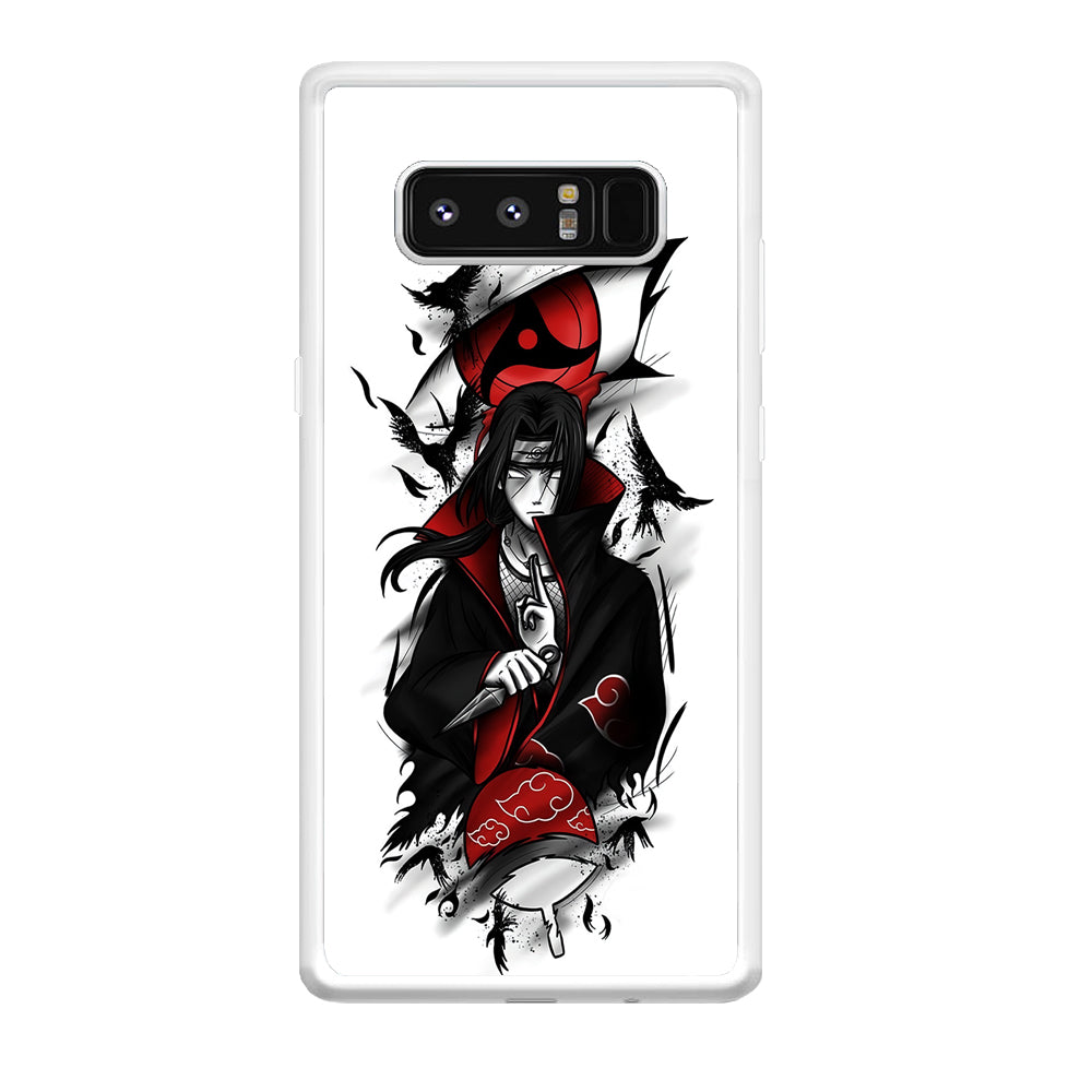 Itachi Uchiha White Samsung Galaxy Note 8 Case