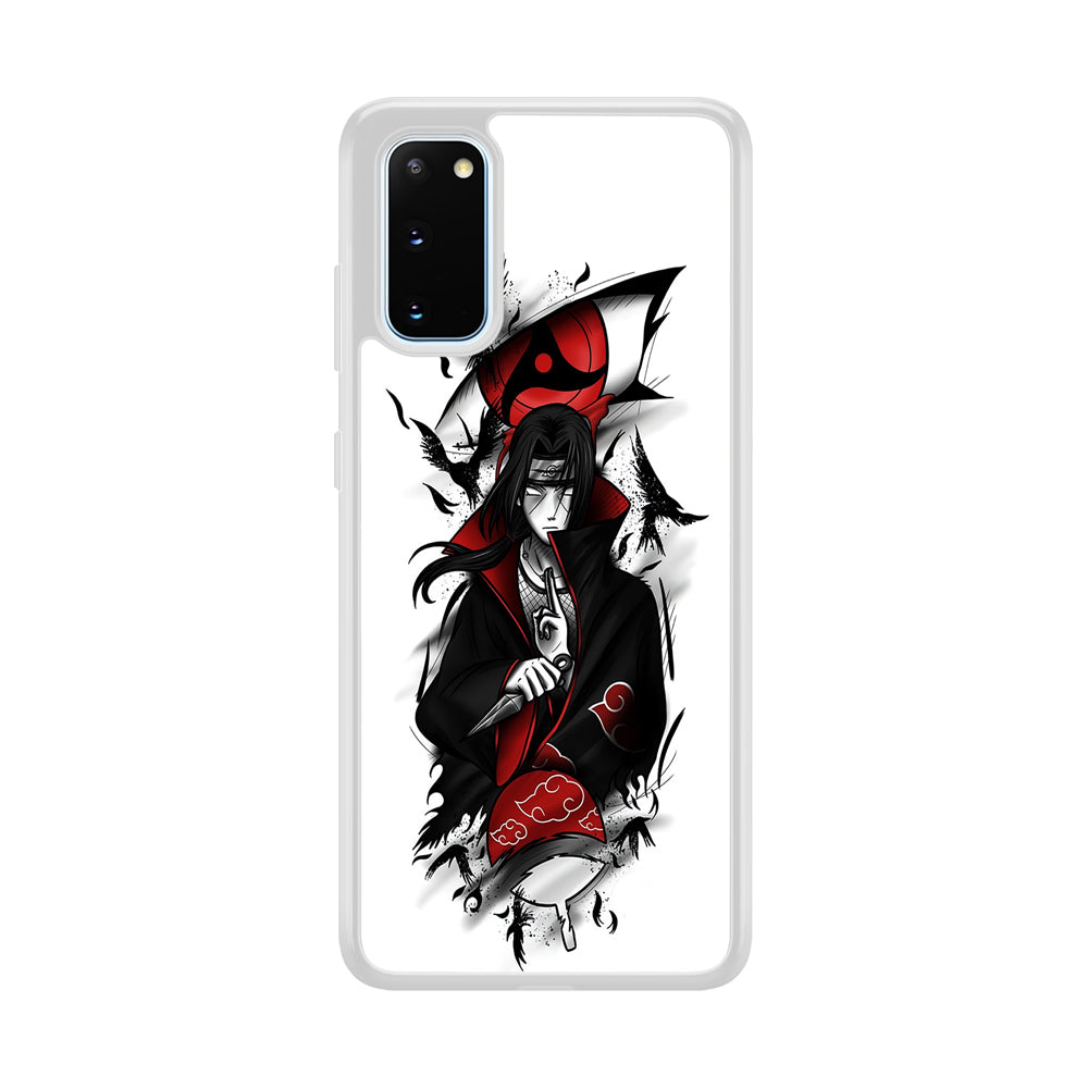 Itachi Uchiha White Samsung Galaxy S20 Case