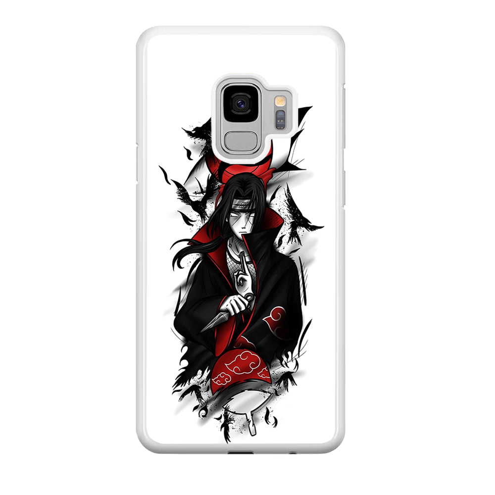 Itachi Uchiha White Samsung Galaxy S9 Case