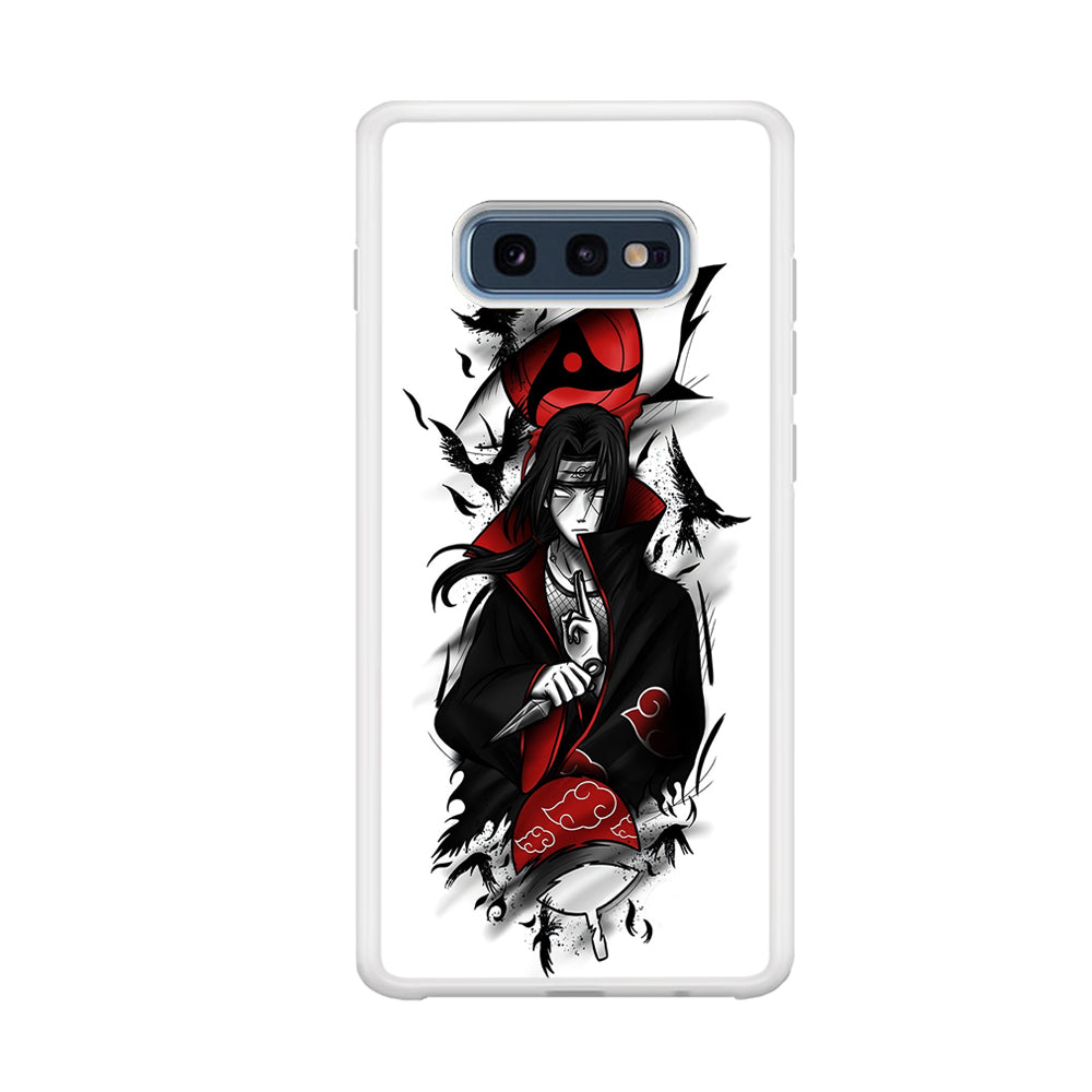 Itachi Uchiha White Samsung Galaxy S10E Case