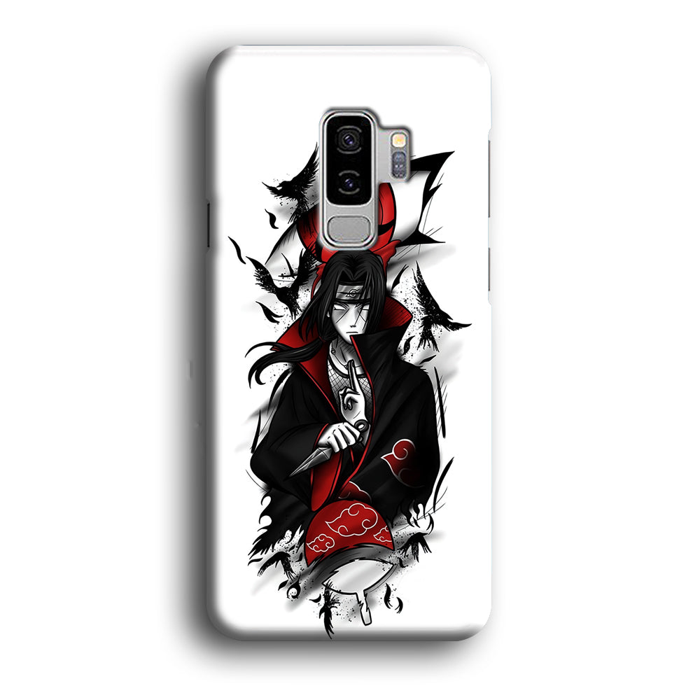 Itachi Uchiha White Samsung Galaxy S9 Plus Case