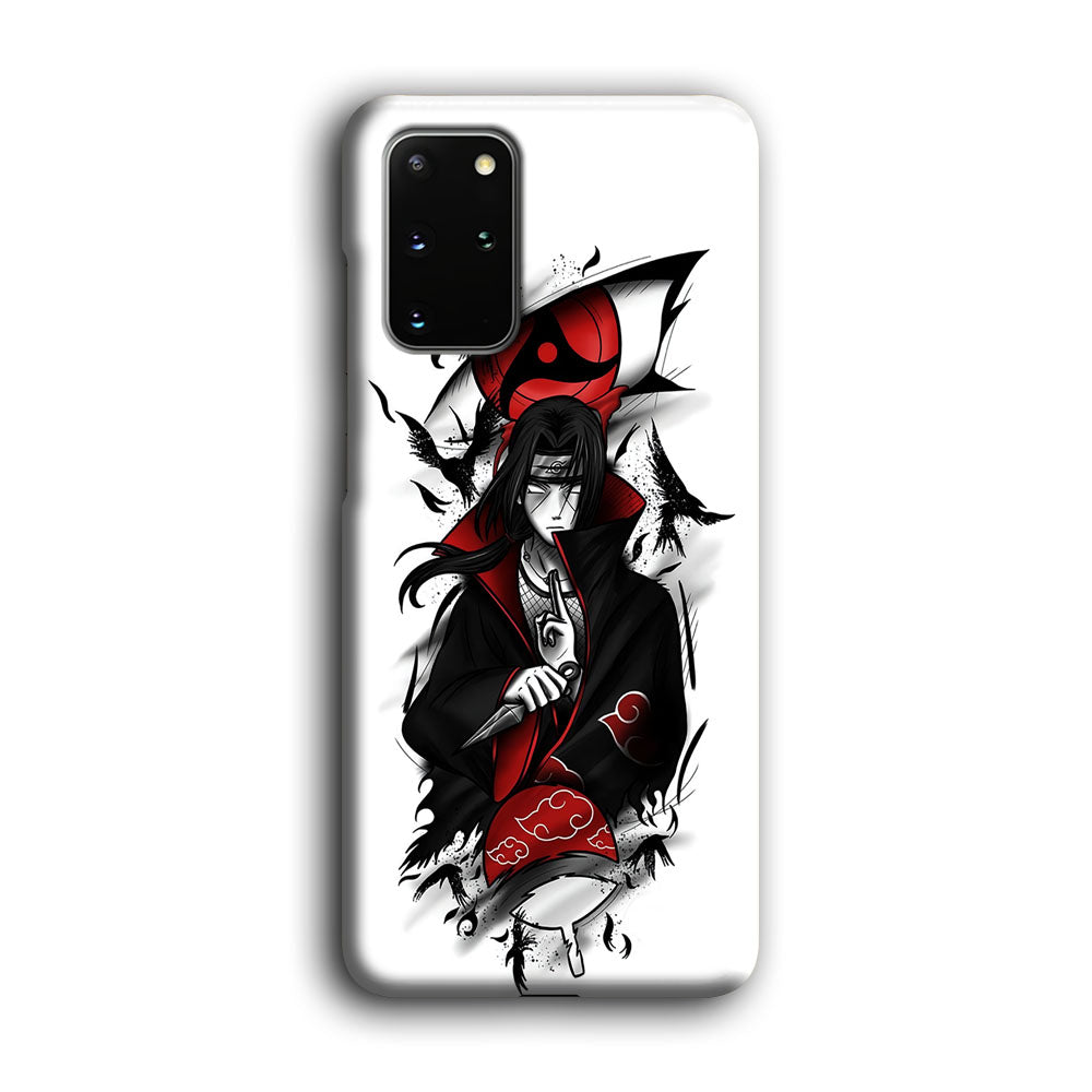 Itachi Uchiha White Samsung Galaxy S20 Plus Case