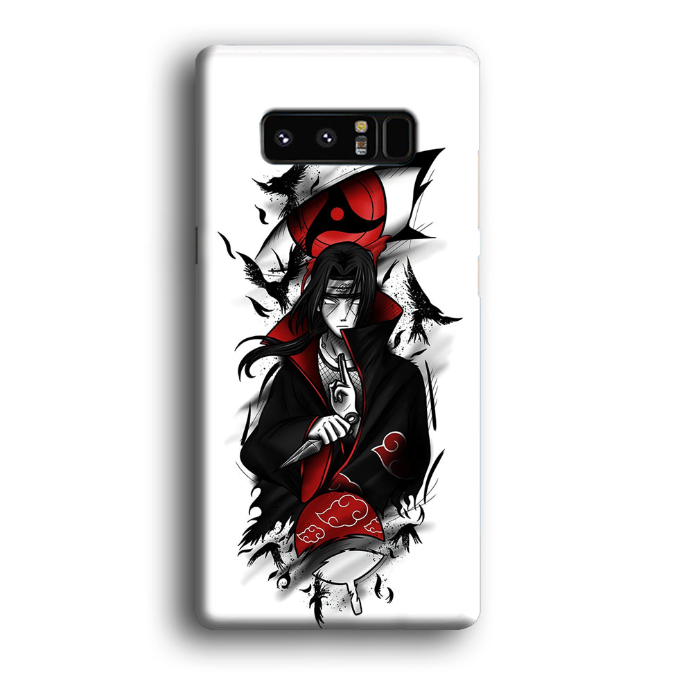 Itachi Uchiha White Samsung Galaxy Note 8 Case