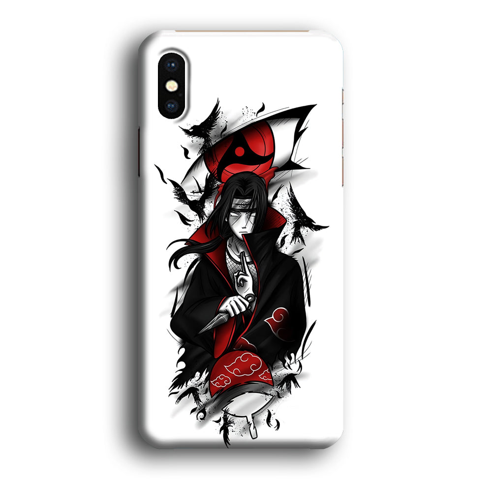 Itachi Uchiha White iPhone Xs Case