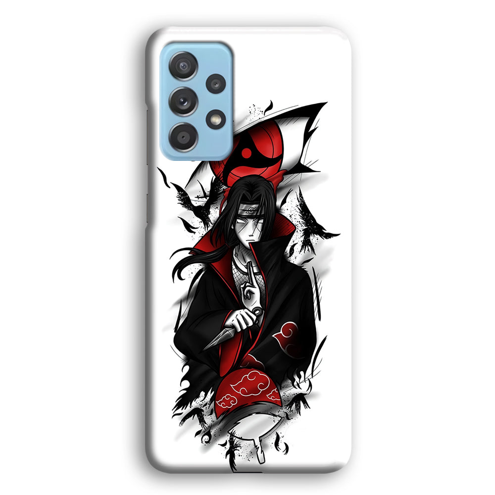 Itachi Uchiha White Samsung Galaxy A52 Case