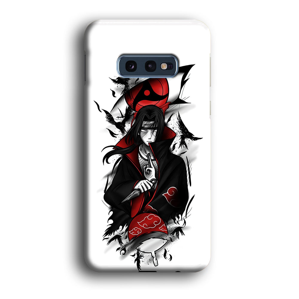 Itachi Uchiha White Samsung Galaxy S10E Case