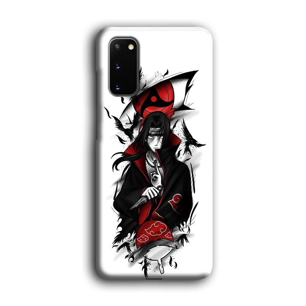 Itachi Uchiha White Samsung Galaxy S20 Case