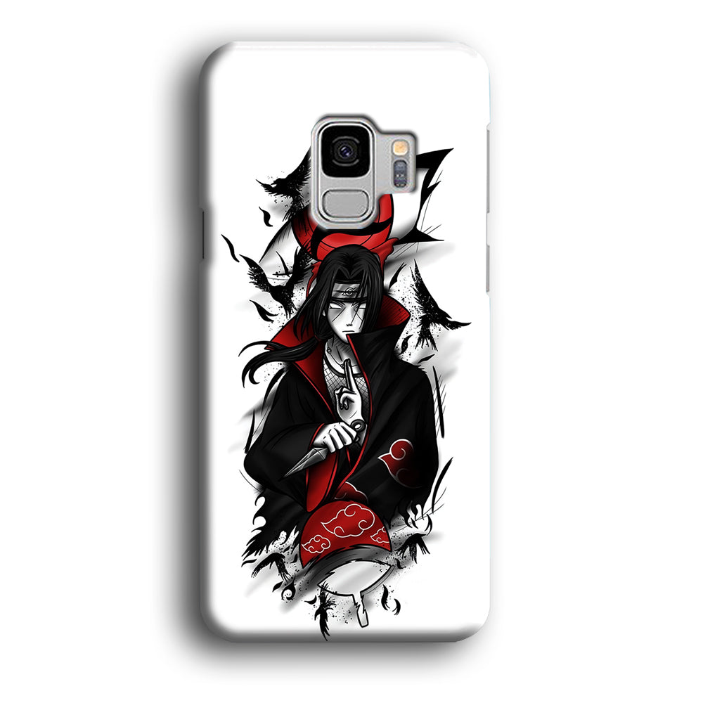 Itachi Uchiha White Samsung Galaxy S9 Case