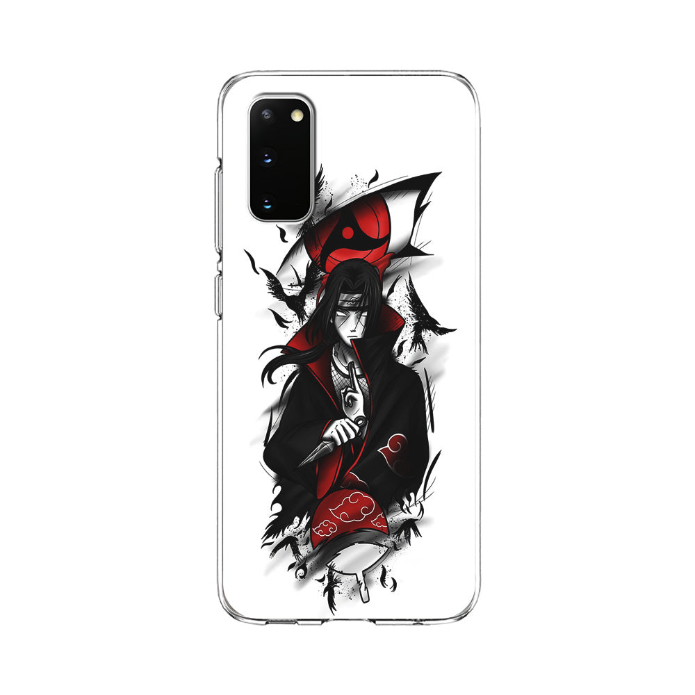 Itachi Uchiha White Samsung Galaxy S20 Case