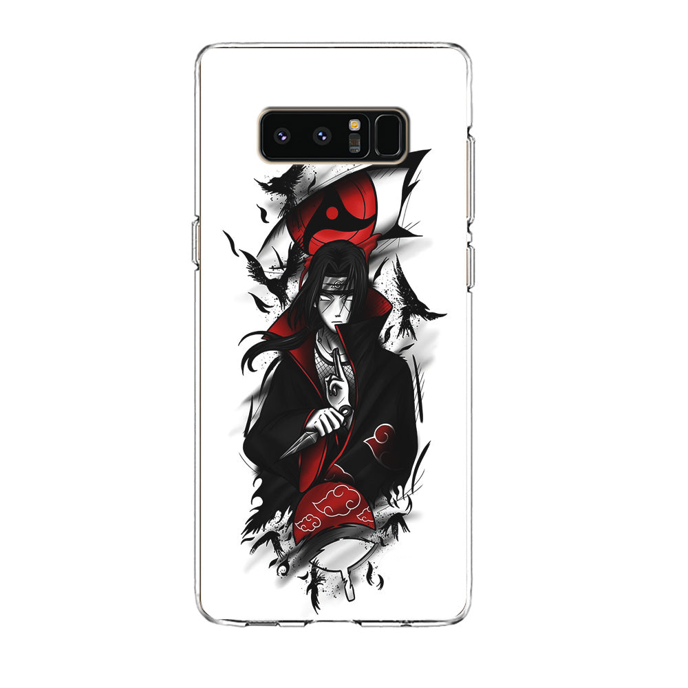 Itachi Uchiha White Samsung Galaxy Note 8 Case