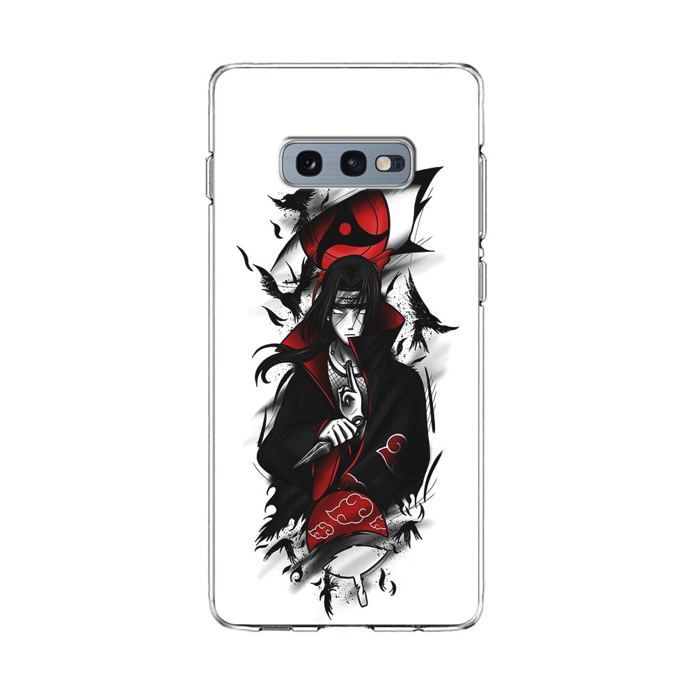 Itachi Uchiha White Samsung Galaxy S10E Case