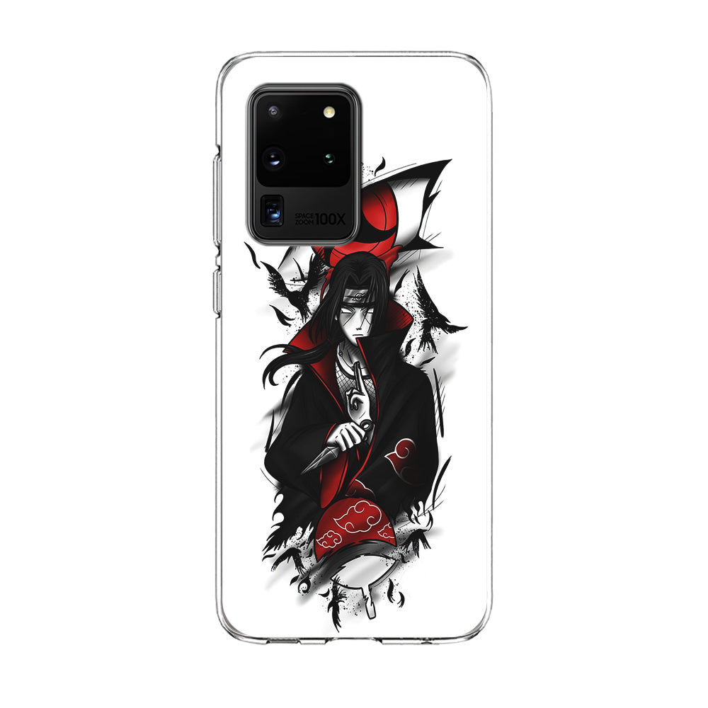 Itachi Uchiha White Samsung Galaxy S20 Ultra Case