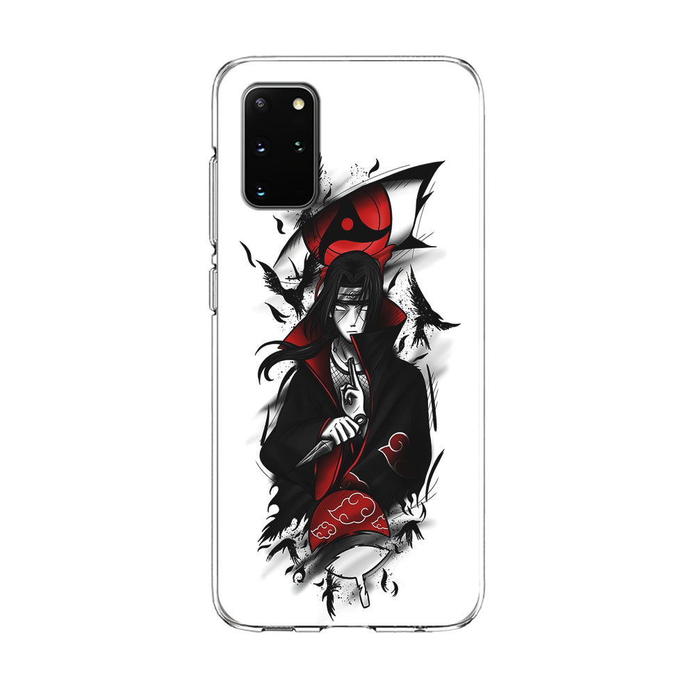 Itachi Uchiha White Samsung Galaxy S20 Plus Case