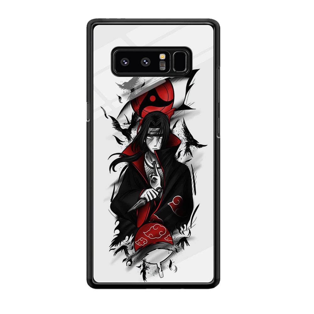 Itachi Uchiha White Samsung Galaxy Note 8 Case