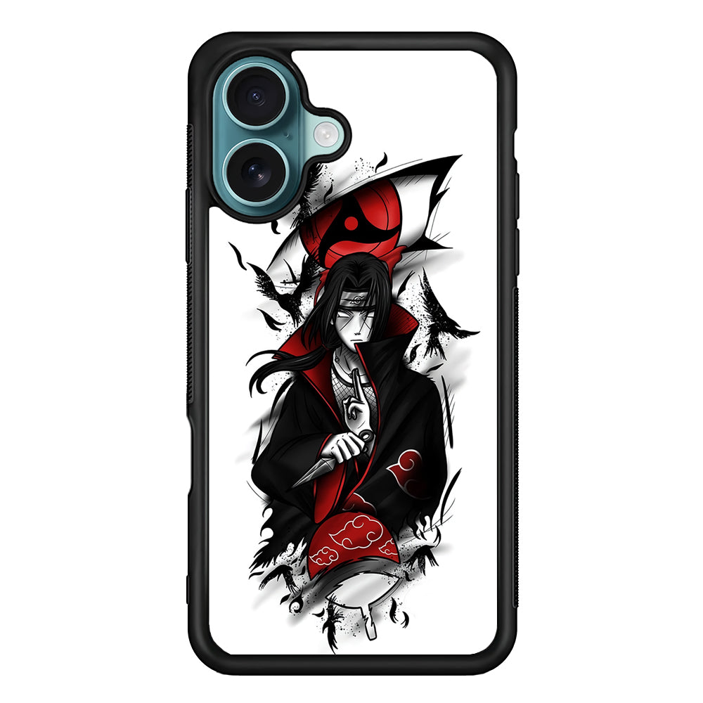 Itachi Uchiha White iPhone 16 Plus Case - Altracase