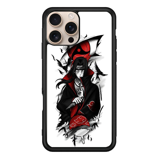 Itachi Uchiha White iPhone 16 Pro Max Case - Altracase