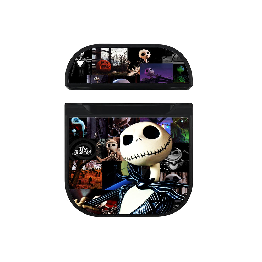 Jack Skellington Aesthetic Hard Plastic Case Cover For Apple Airpods