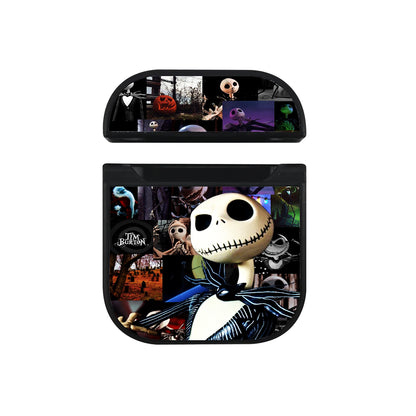 Jack Skellington Aesthetic Hard Plastic Case Cover For Apple Airpods