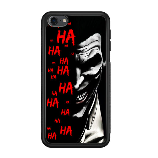 Joker Laugh iPod Touch 6 Case-Phone Case-Rubber White (2D Case)-Altracase