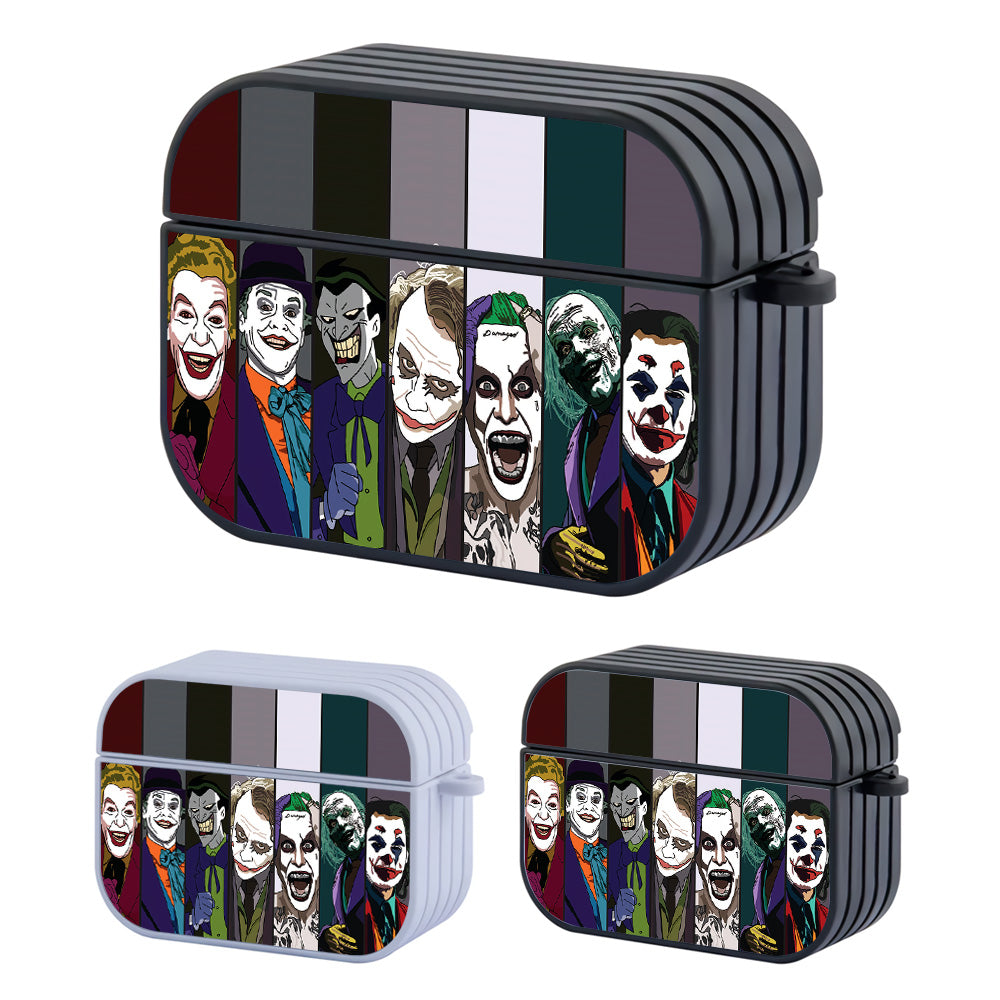 Joker in Various Universes Hard Plastic Case Cover For Apple Airpods Pro