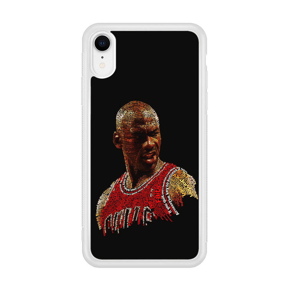 Jordan Typography Art iPhone XR Case